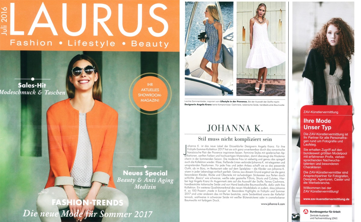 Publication in Laurus Magazine
